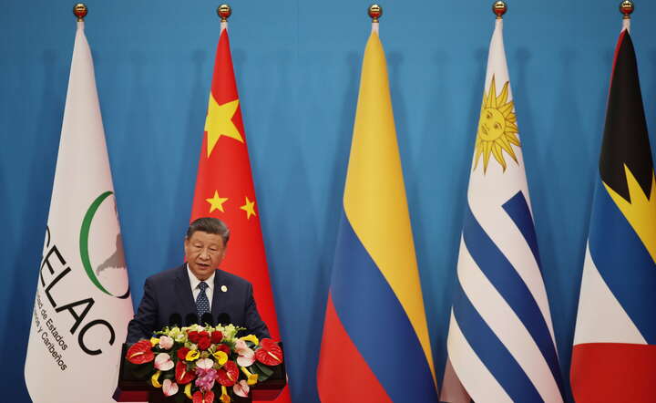 Prezydent Xi Jinping / autor: PAP/EPA/ANDRES MARTINEZ CASARES