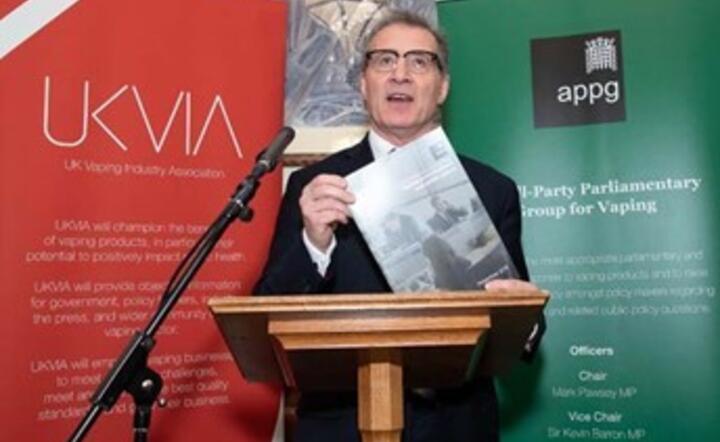 Mark Pawsey, poseł Partii Konserwatywnej i przewodniczący APPG for Vaping. / autor: UK Vaping Industry Association