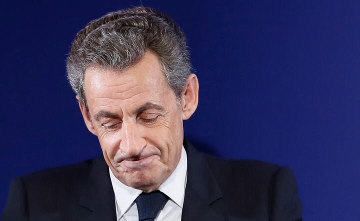 Były prezydent Francji Nicolas Sarkozy / autor: PAP/EPA/IAN LANGSDON / POOL