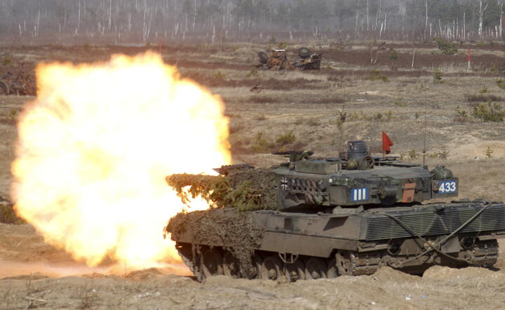 Czołg Leopard 2 / autor: PAP/EPA/VALDA KALNINA