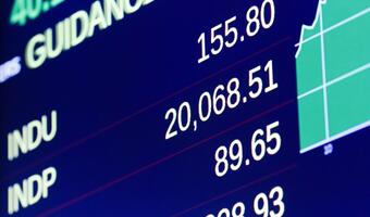 Apetyt na ryzyko rośnie po przebiciu poziomu 20 tys. punktów przez indeks Dow Jones na Wall Street