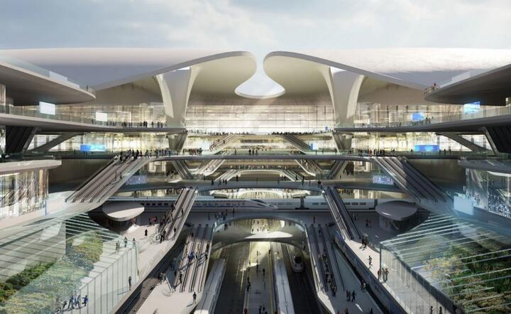 Koncepcja CPK wg Zaha Hadid Architects / autor: CPK