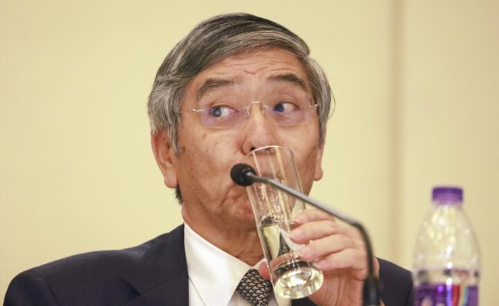 Prezes Banku Japonii Haruhiko Kuroda, fot. PAP/EPA/NG HAN GUAN