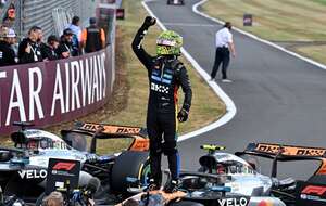 Lando Norris / autor: EPA/PETER POWELL . Dostawca: PAP/EPA.
