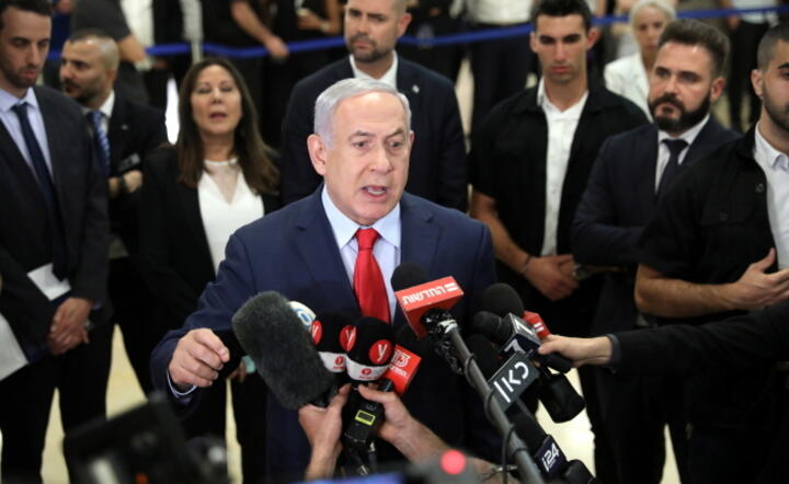 Premier Izraela Beniamin Netanyahu / autor: PAP/EPA/Abir Sultan