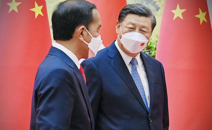prezydenci Indonezji Joko Widodo i Chin Xi Jinping / autor: fotoserwis PAP