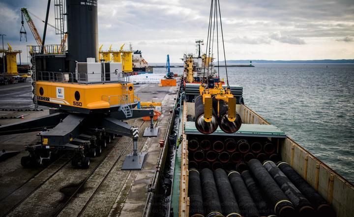 Budowa nitki gazociągu Nord Stream na dnie Bałtyku / autor: fot. Twitter (@nordstream2)