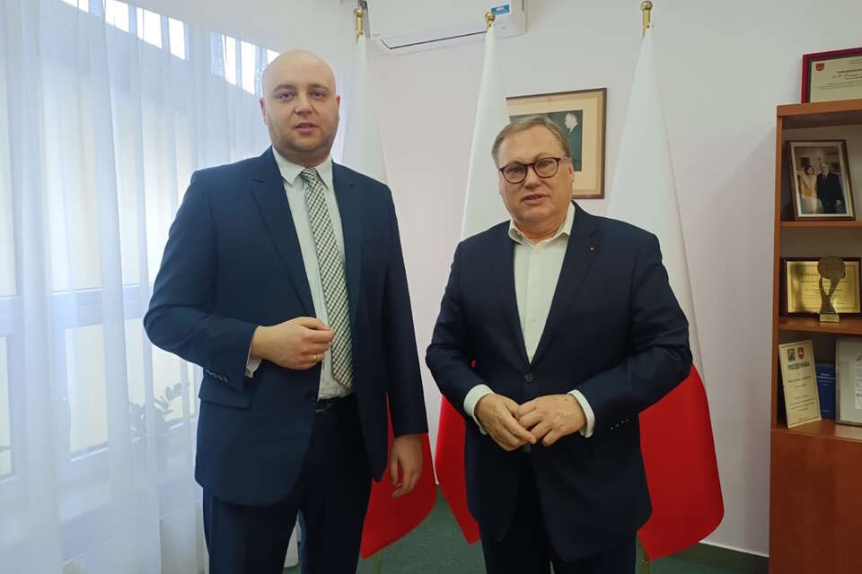 Senator Grzegorz Bierecki i Kamil Paszkowski  / autor: Fratria
