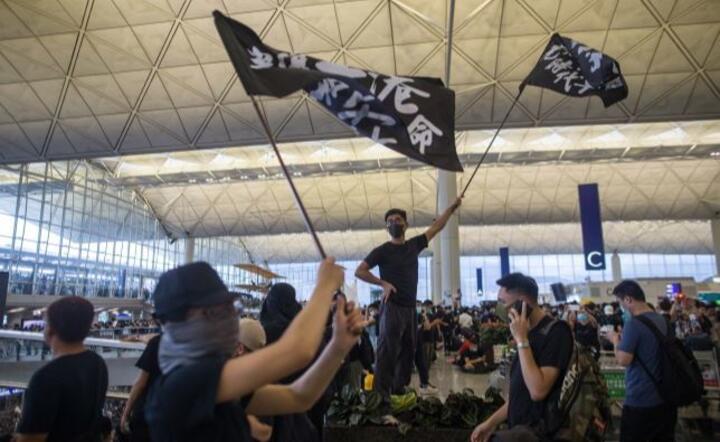 Protest w Hong Kongu / autor: PAP/EPA/JEROME FAVRE