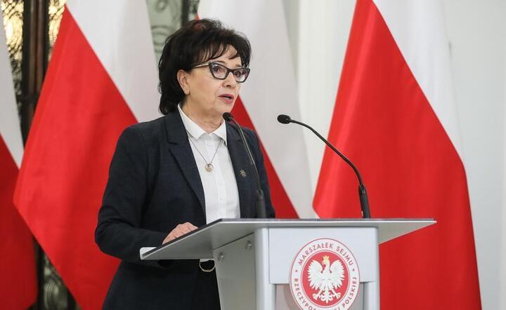 Elżbieta Witek, marszałek Sejmu / autor: Materiały prasowe