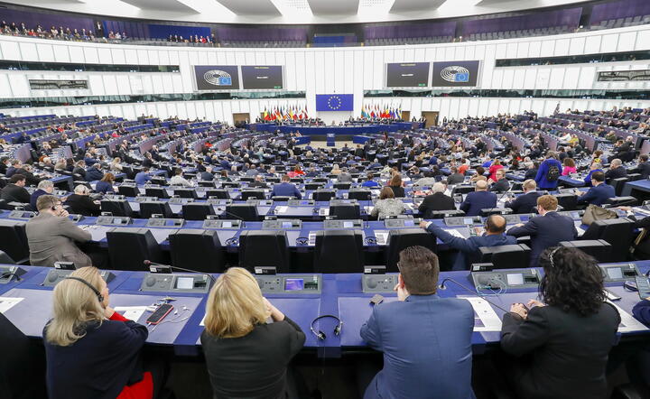 Posiedzenie Parlamentu Europejskiego / autor: PAP/EPA