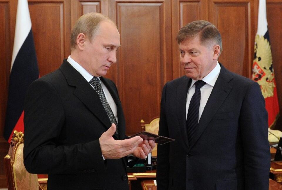 Putin i przewodniczący Sądu Najwyższego Rosji Wiaczesław Lebiediew, PAP-EPA