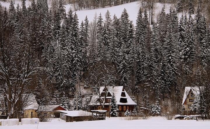 Pod Tatrami święta w śniegu