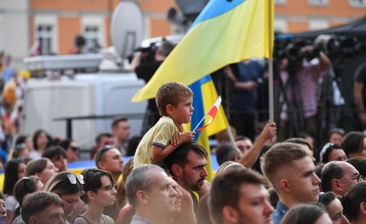Dzień Niepodległości Ukrainy w Warszawie / autor: PAP