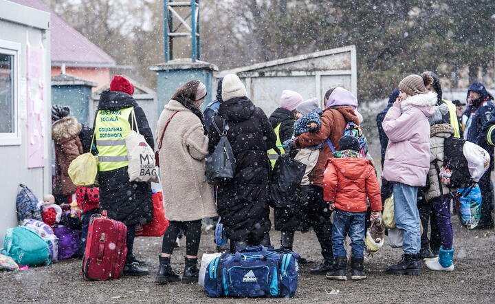 ukraińscy uchodźcy / autor: fotoserwis PAP