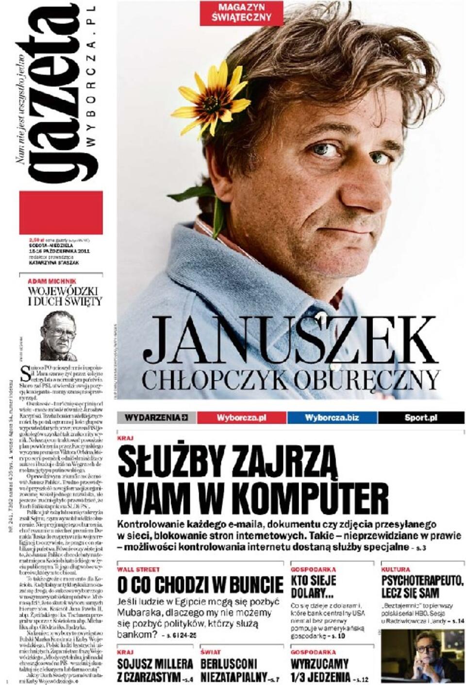 "Gazeta Wyborcza", 15-16 października