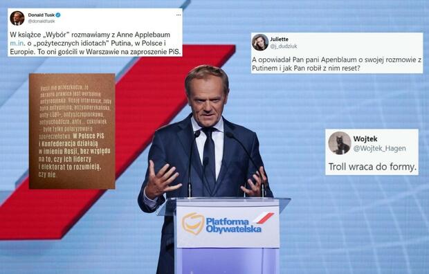 autor: Fratria; Twitter/ Donald Tusk (screeny)