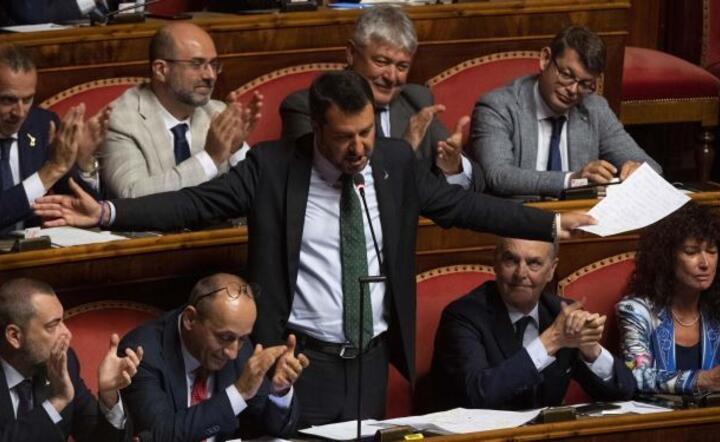 Matteo Salvini / autor: PAP/EPA/CLAUDIO PERI