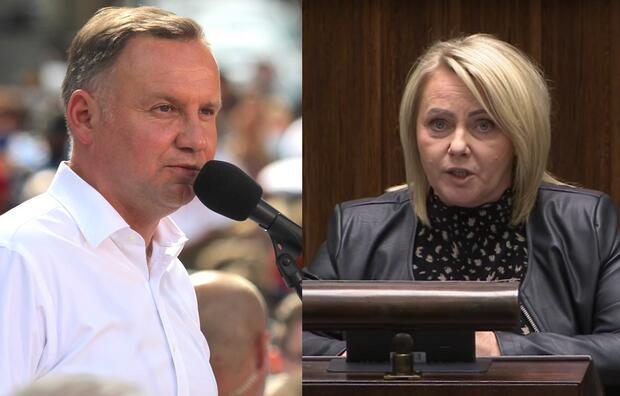 Andrzej Duda/Iwona Hartwich / autor: M.Czutko/YT