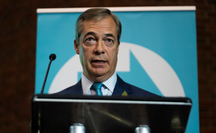 Partii Brexitu Nigel Farage / autor: PAP/EPA/WILL OLIVER