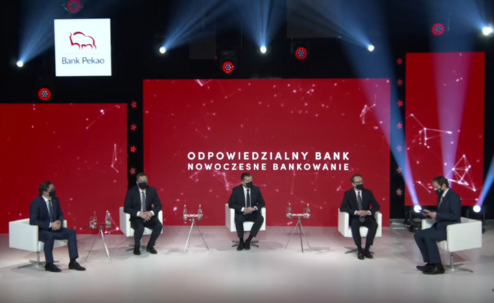 konferencja Strategia Banku Pekao SA na lata 2021 – 2024 / autor: Pekao/Fratria