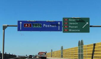 W okolicach Poznania utrudnienia na A2