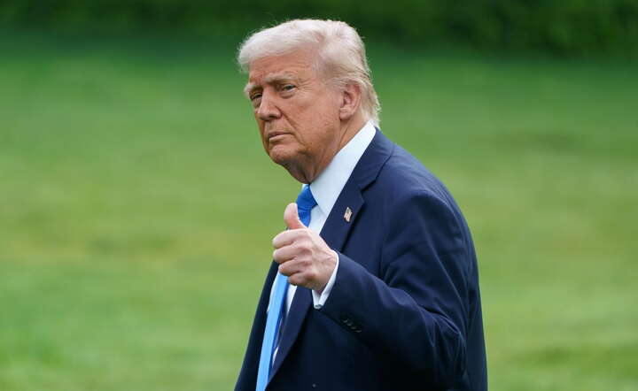 Prezydent USA Donald Trump w Białym Domu / autor: PAP/EPA/WILL OLIVER