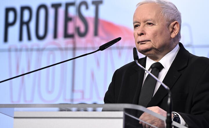 Prezes PiS Jarosław Kaczyński  / autor: PAP