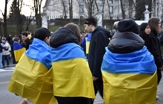 Ukraińcy w Warszawie / autor: Fratria