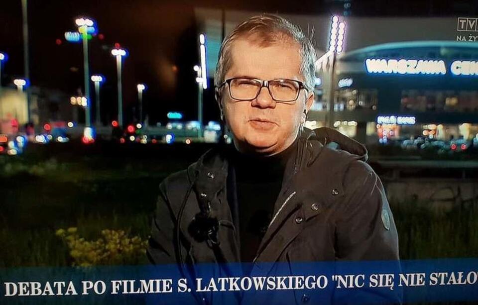 Latkowski w dyskusji po filmie "Nic się nie stało" / autor: screeshot / TVP