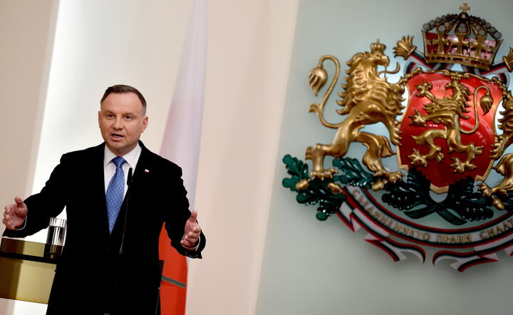 Prezydent RP Andrzej Duda / autor: PAP/EPA/VASSIL DONEV