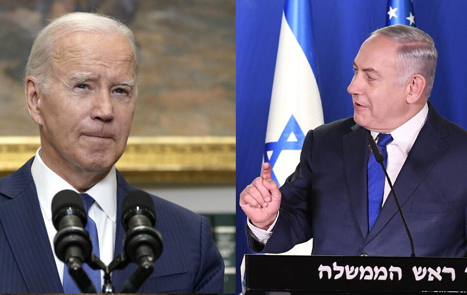 Joe Biden, Benjamin Netanjahu / autor: PAP/EPA/Yuri Gripas / POOL/wikimedia.commons: U.S. Embassy Tel Aviv/https://creativecommons.org/licenses/by/2.0/