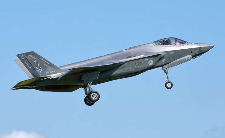 Myśliwiec F-35 w barwach lotnictwa holenderskiego / autor: Pixabay