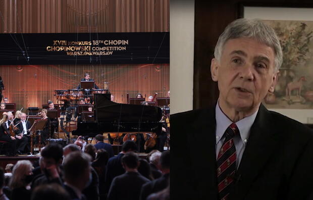 Konkurs Chopinowski, prof. Marek Dyżewski / autor: PAP/Leszek Szymański, screenshot YouTube Jacek Świat