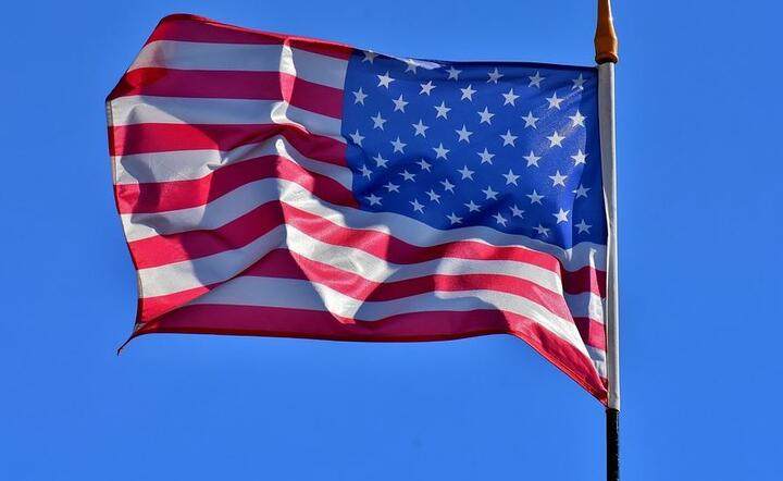 Flaga amerykańska  / autor: Pixabay