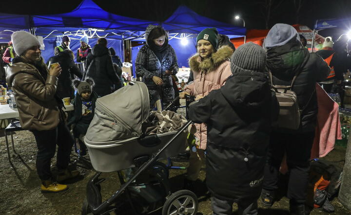 Obóz uchodźców z Ukrainy / autor: PAP