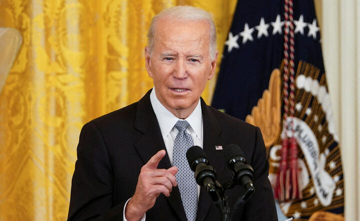 Prezydent USA Joe Biden / autor: REUTERS/Kevin Lamarque