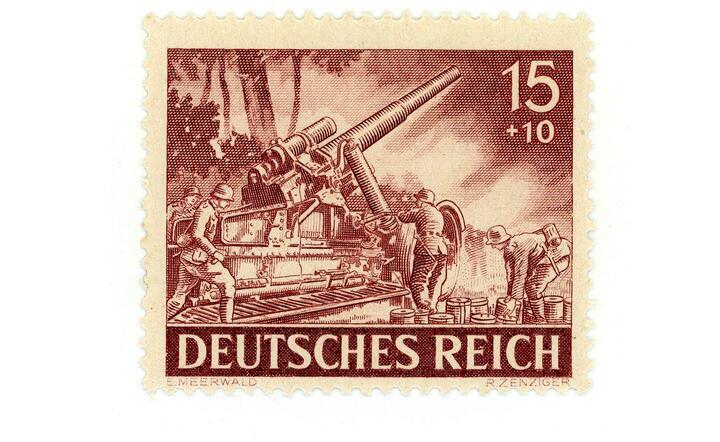 Na znaczkach z II wojny światowej nie ma nic o "nazistach", tylko mówi się o "Niemieckiej Rzeszy" / autor: Fratria