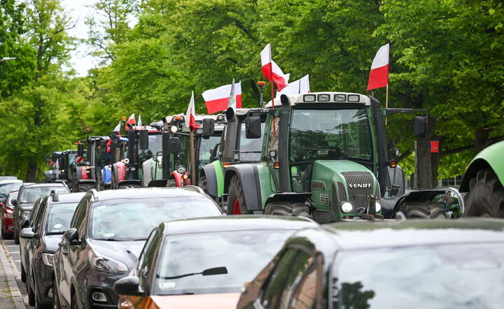 Protest rolników na ulicach Szczecina / autor: PAP/Marcin Bielecki