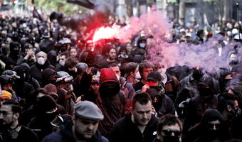 Paryż: Zamieszki podczas demonstracji 1-majowej