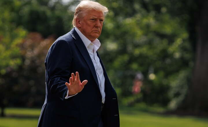 Prezydent USA Donald Trump / autor: PAP/EPA/SAMUEL CORUM