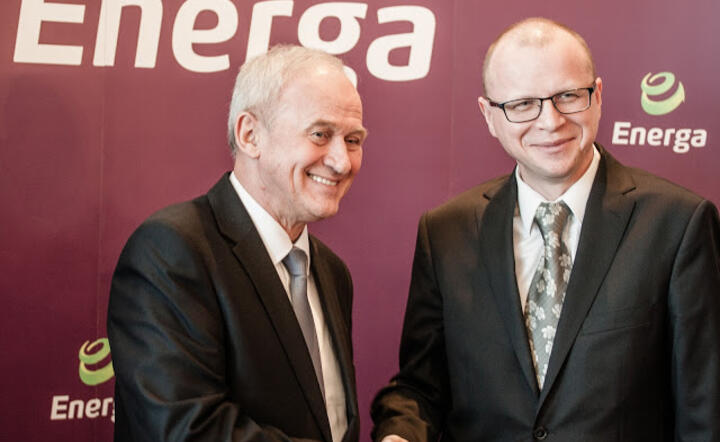 Minister Krzysztof Tchórzewski i prezes Energa SA Dariusz Kaśkow, fot. Artur Ceyrowski
