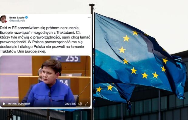 Beata Szydło / autor: EPA/PAP/Twitter