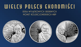 Wielcy polscy ekonomiści na monetach kolekcjonerskich NBP