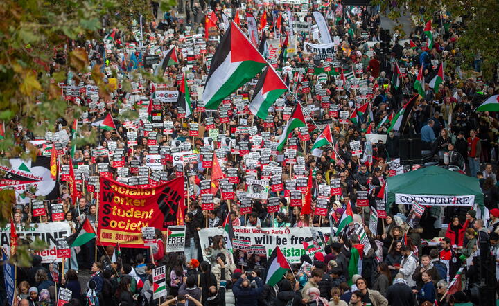 BRITAIN PROTEST ISRAEL GAZA CONFLICT / autor: PAP/EPA/TAYFUN SALCI
