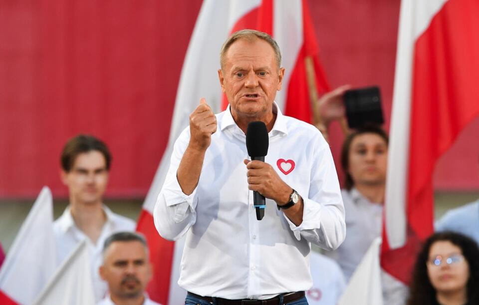 Przewodniczący PO Donald Tusk / autor: PAP/Piotr Nowak