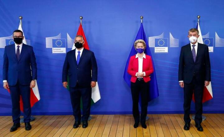 Spotkanie premierów Polski, Czech i Węgier z szefową KE