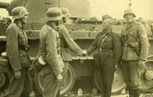 German and Soviet forces meet near the town of Stryi, 20 September 1939