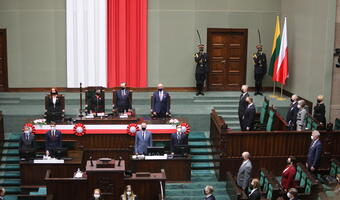 Uroczyste zgromadzenie Sejmu, Senatu i litewskiego Seimasu. Przemówienia prezydentów Polski i Litwy