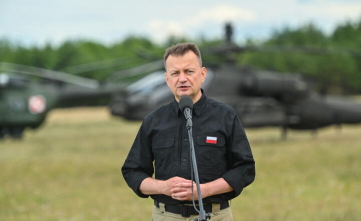 Mariusz Błaszczak, minister obrony narodowej  / autor:  PAP/Marcin Bielecki